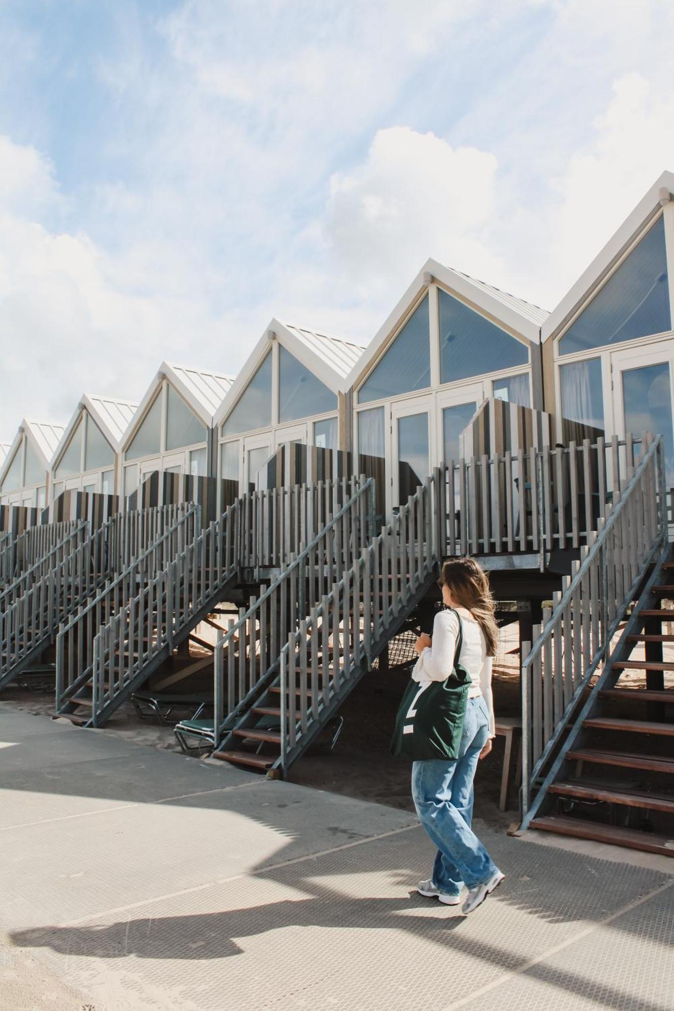 Strandhuisjes Zoomers Aan Zee Castricum Buitenkant foto